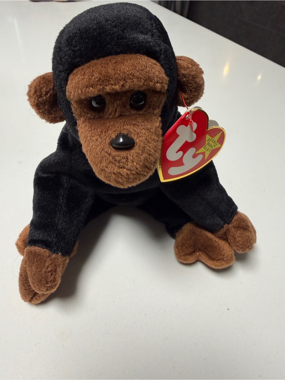 Ty Black and Brown Congo Beanie Baby Plush